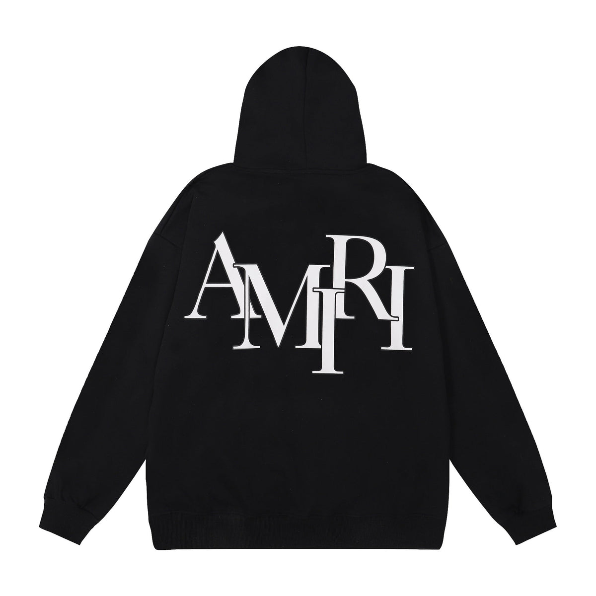 Amiri Multi‑Graphic Letter Logo Oversized Hoodie Streetwear Unisex