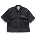 Fear Of God Essentials Denim Full Zip Work Shirt - Vintage Black