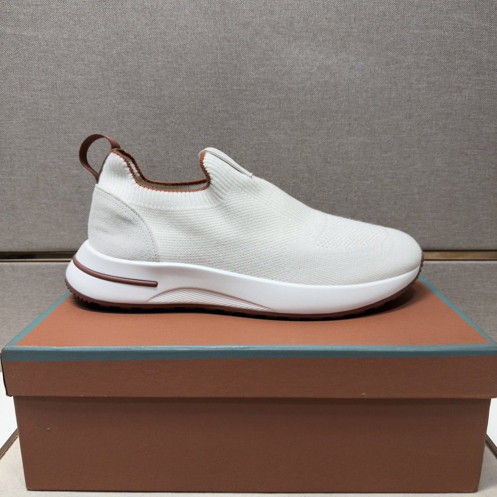 Men's Textured Slip-On Sneakers